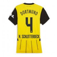 Zenski Nogometni Dres Borussia Dortmund Nico Schlotterbeck #4 Domaci 2024-25 Kratak Rukav